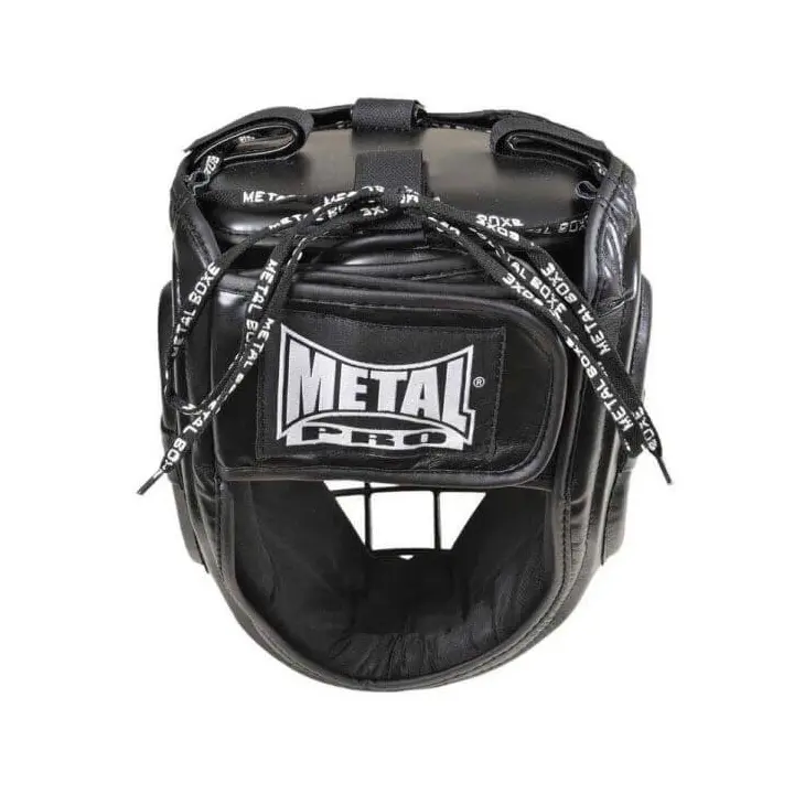 Casque à grille Metal Boxe spécial combat extrême