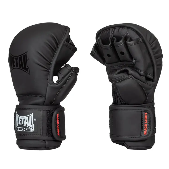 Gants MMA Black Light Strike avec Protection Pouce