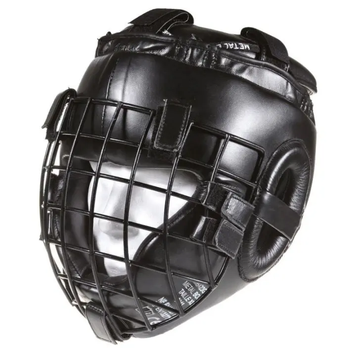 Casque à grille Metal Boxe spécial combat extrême