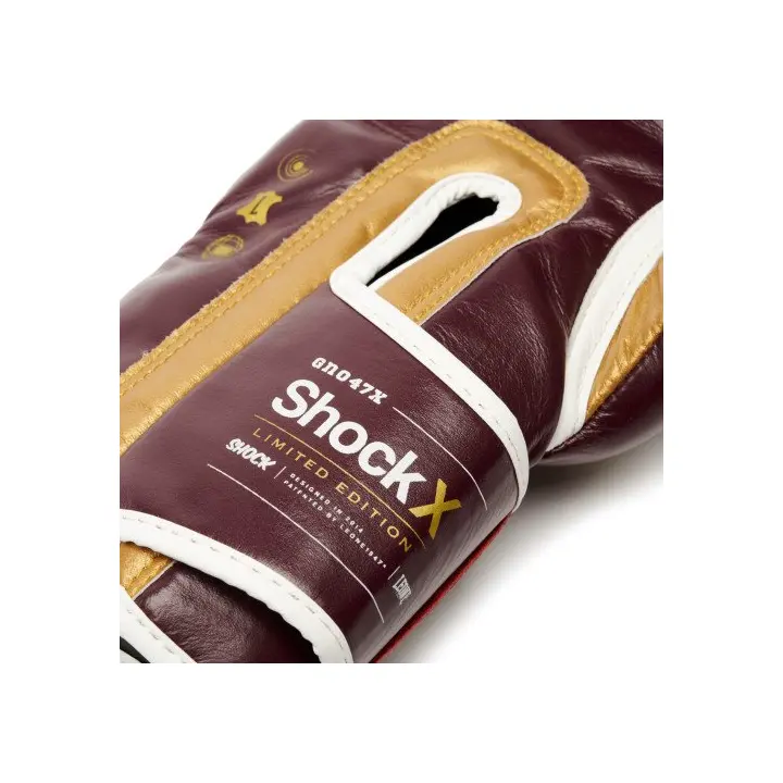 Gants de Boxe Leone Shock X Bordeaux