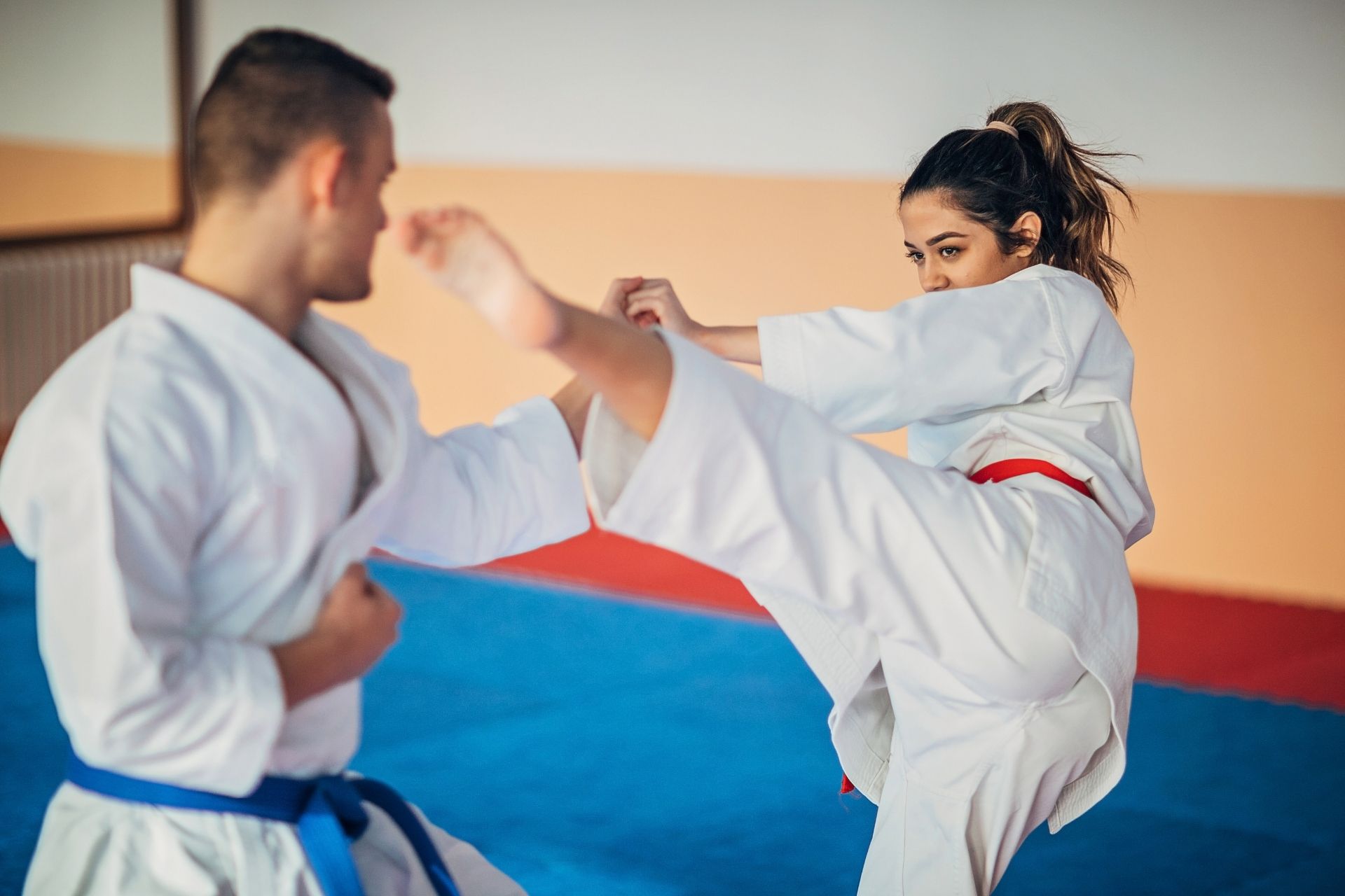 Taille pour un kimono de karaté adulte